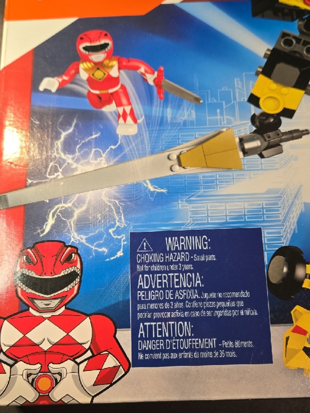 Used Power Rangers Mighty Morphin Megazord Set Mega Construx - Picture 3 of 7